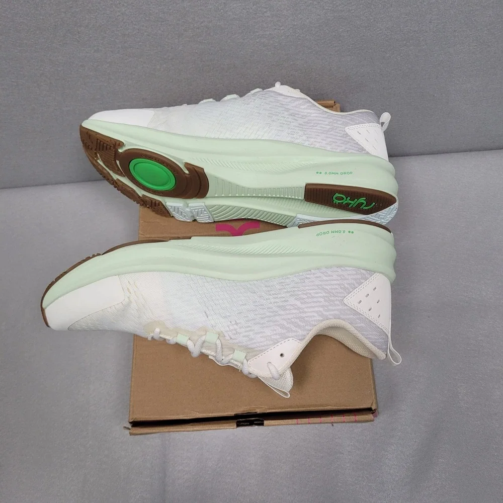 Ryka Womens No Limit White Green Cross Training Shoes Size 12M I1532F2102